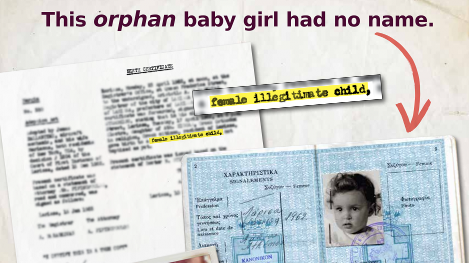 This orphan baby girl had no name